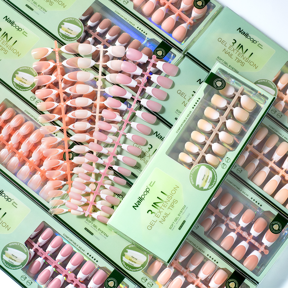NAILPOP 150PCS Short Coffin Pr - Nail Art Halal recension och pris