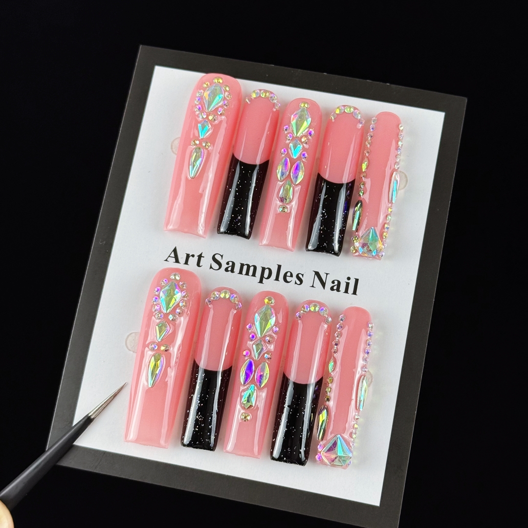 10pcs high-end Sweet girl styl - Nail Art Aesthetic recension och pris