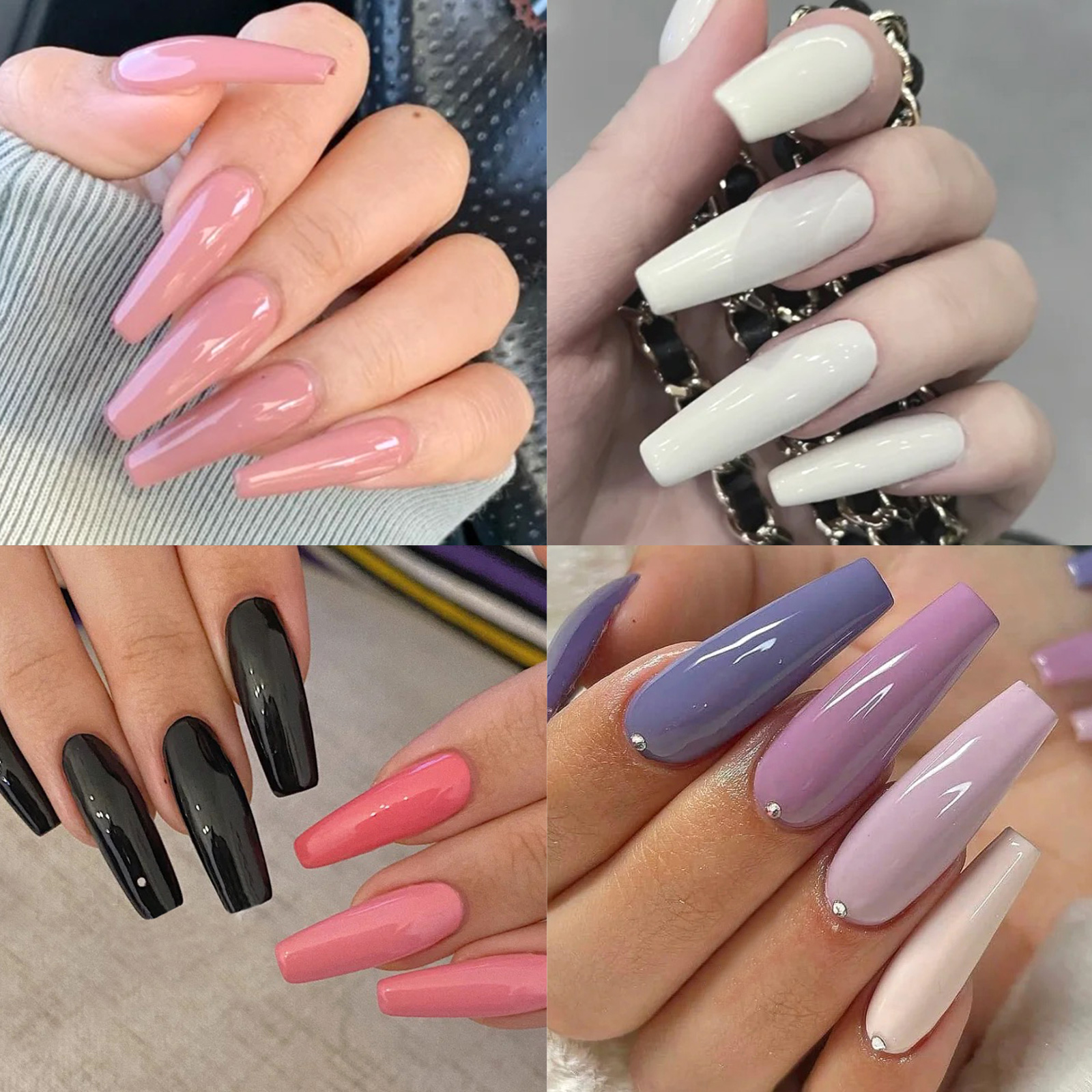 24 grids solid color wear nail - Nail Art Emerald recension och pris