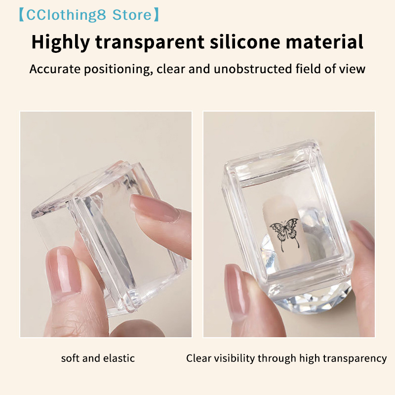 Transparent Rectangle Nail Art - Nail Art Jelly recension och pris