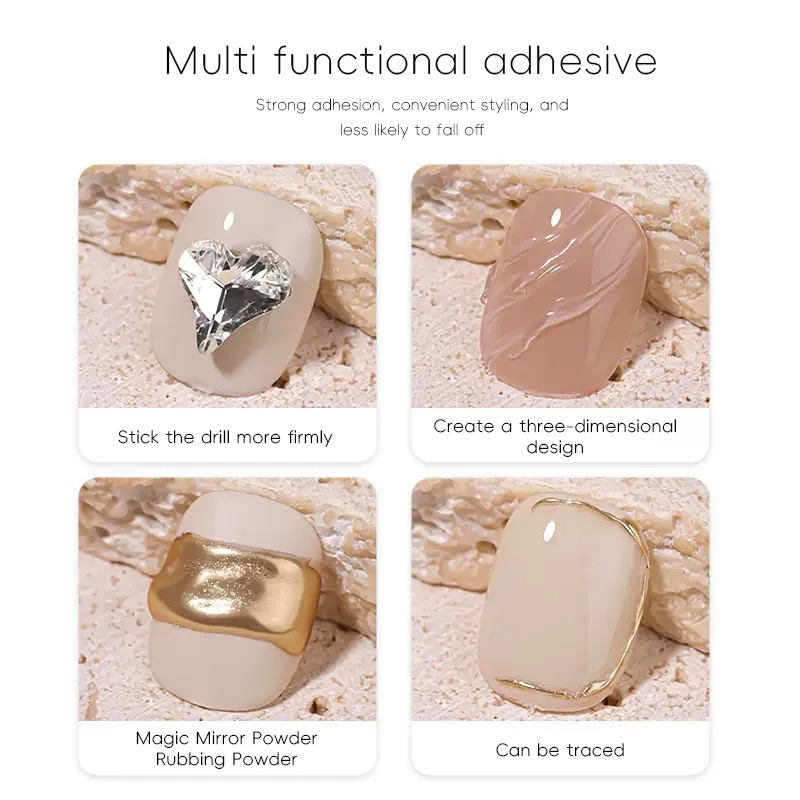 5ml 3D Clear Nail Gel Mirror P - Nail Art Emerald recension och pris