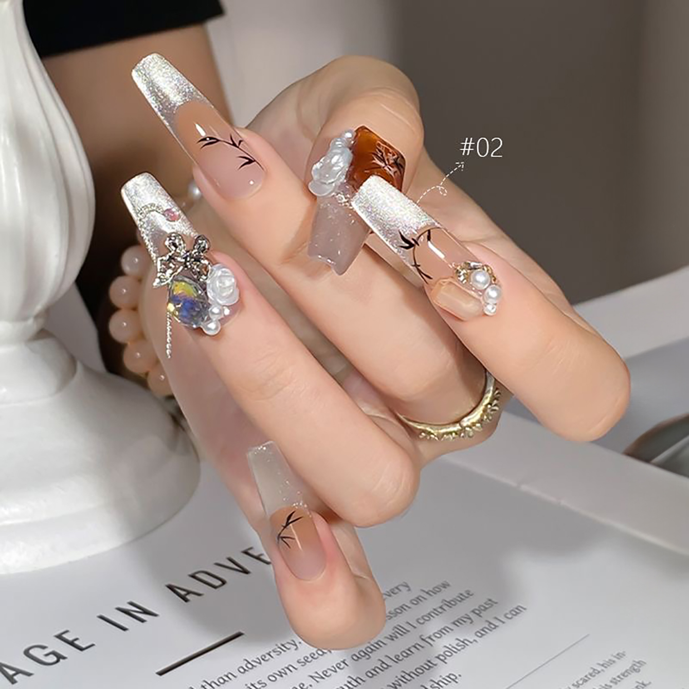 SHAKA 1-16pcs Super Bright Ret - Nail Art Cat Eye Pink recension och pris