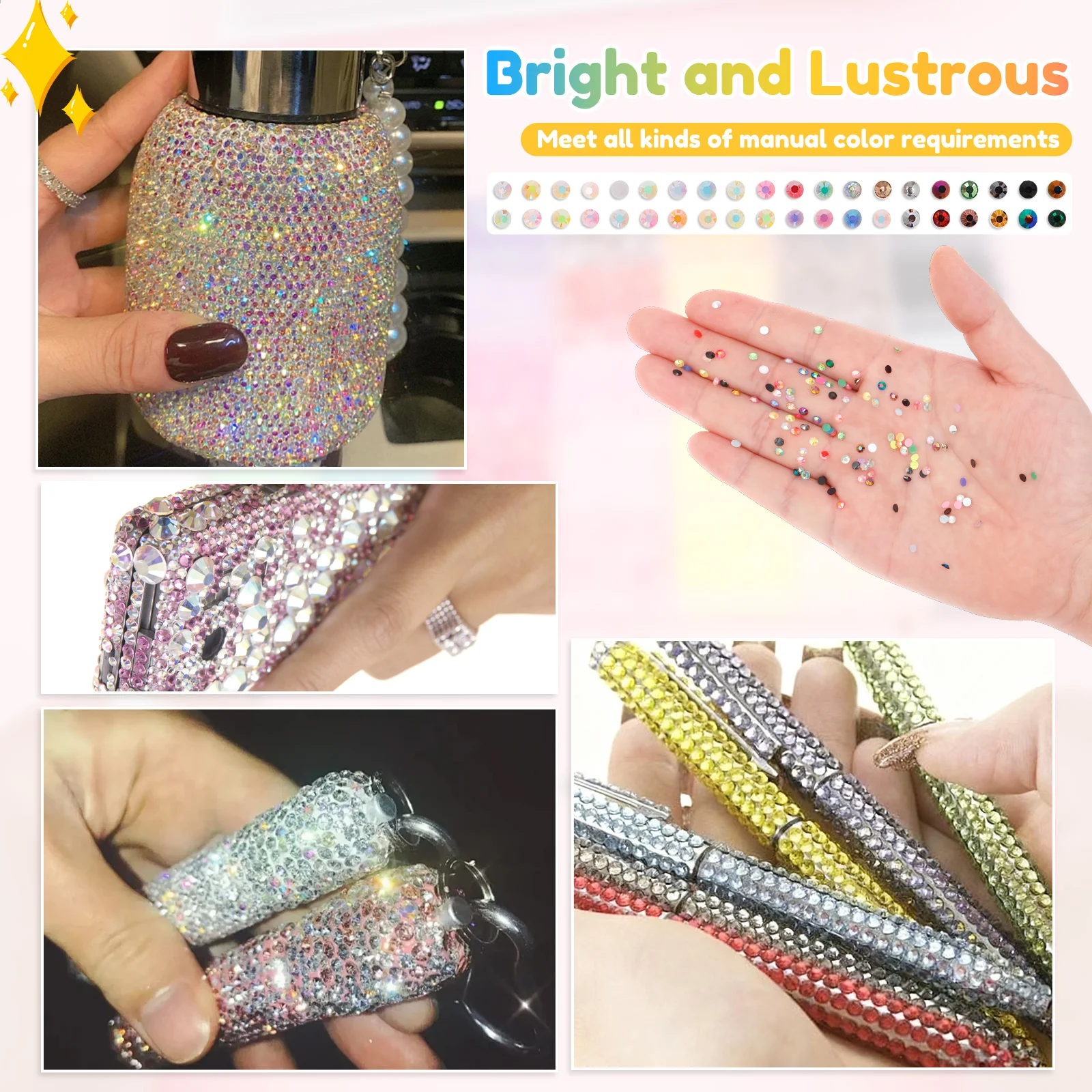 Resin Jelly Rhinestone Set Fad - Nail Art Jelly recension och pris