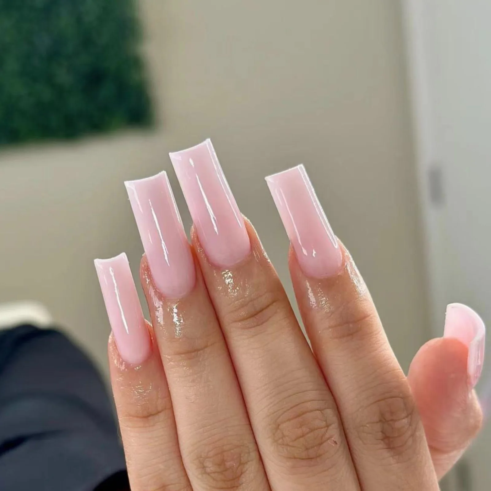 Jelly Pink Press On Nails, Sol - Nail Art Jelly recension och pris