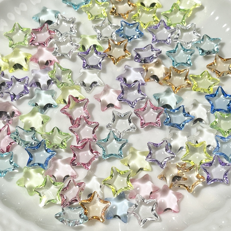 50pcs Five-pointed Star Nail C - Nail Art Lotso recension och pris