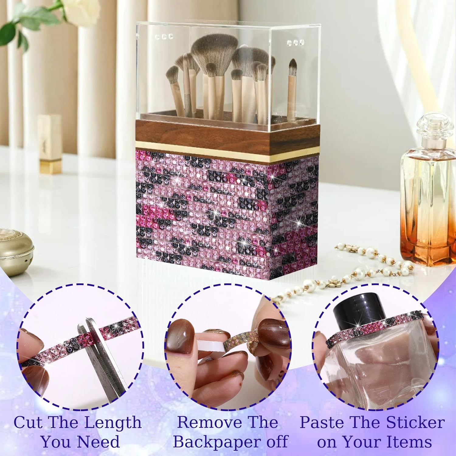 5 Yards Self-Adhesive Rhinesto - Striping Tape Nail recension och pris