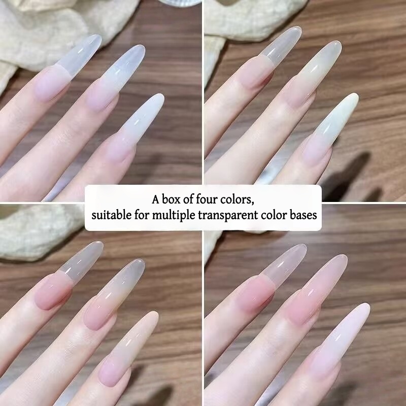 4 Colors Gradient pink ，nude P - Nail Art Halal recension och pris