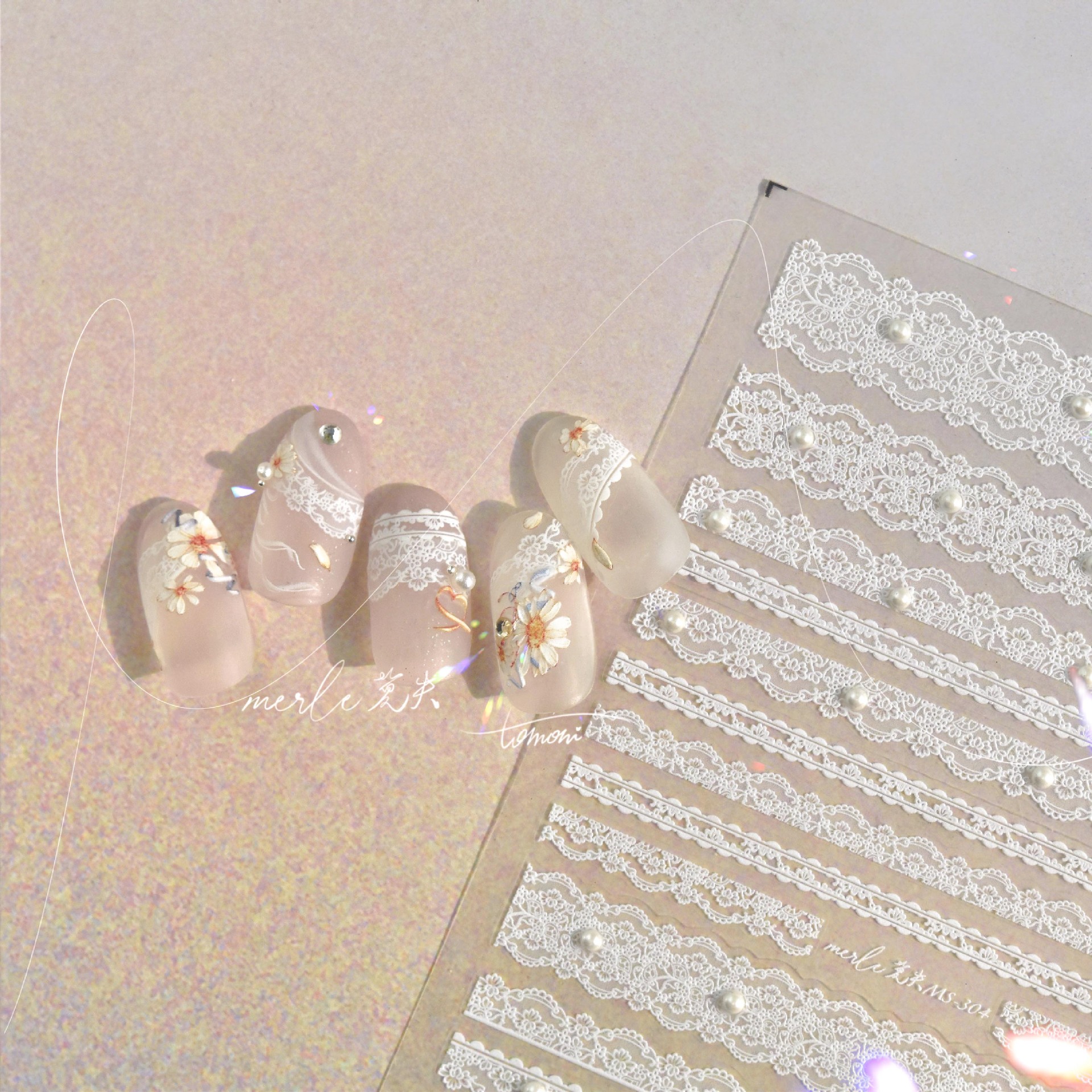 5D Relief Finely Crafted White - Nail Art Vampire recension och pris