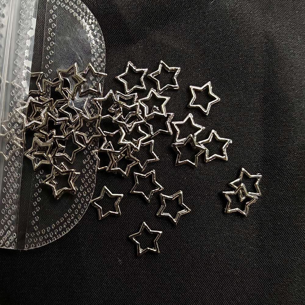 20pcs Silver Stars Nail Charms - Nail Art Vampire recension och pris